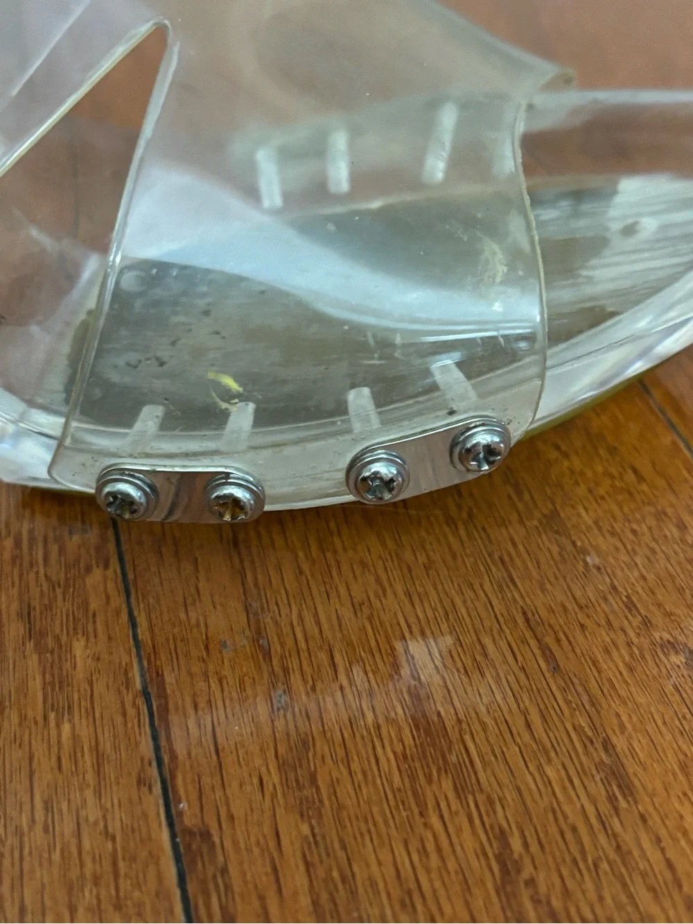Nina Clear PVC Slide Mules - Transparent